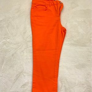 Chaps, Size 8, Orange Capris